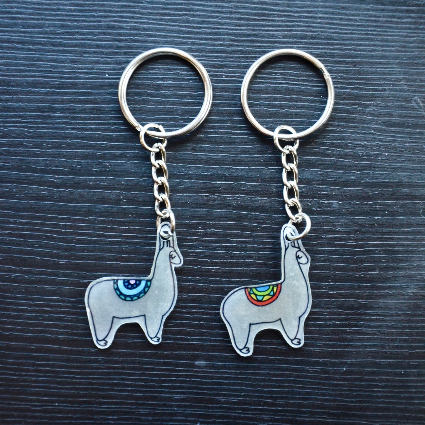 Keychains - Recycled Plastic (Alpaca Designs)