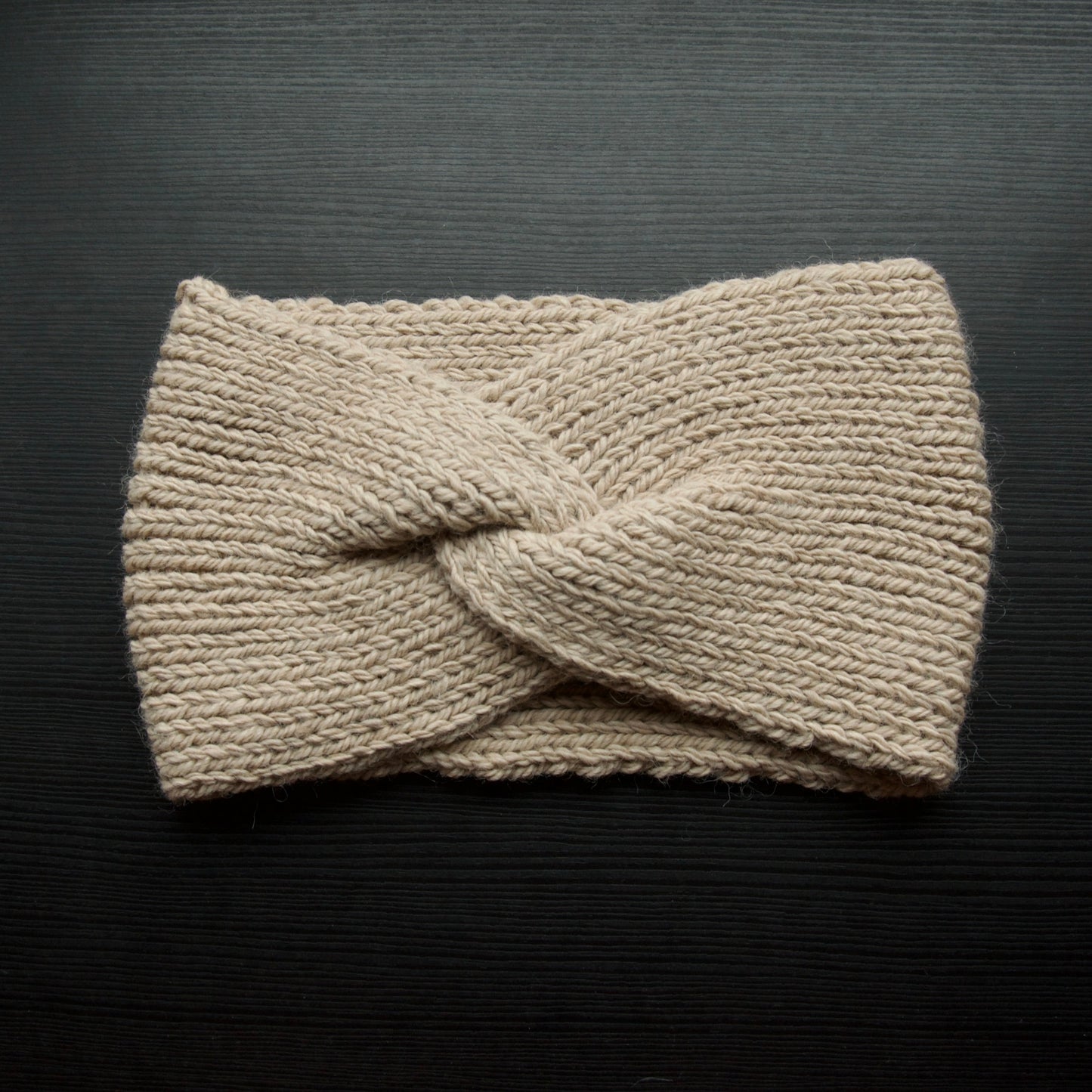 Beige Centre Pull Headbands