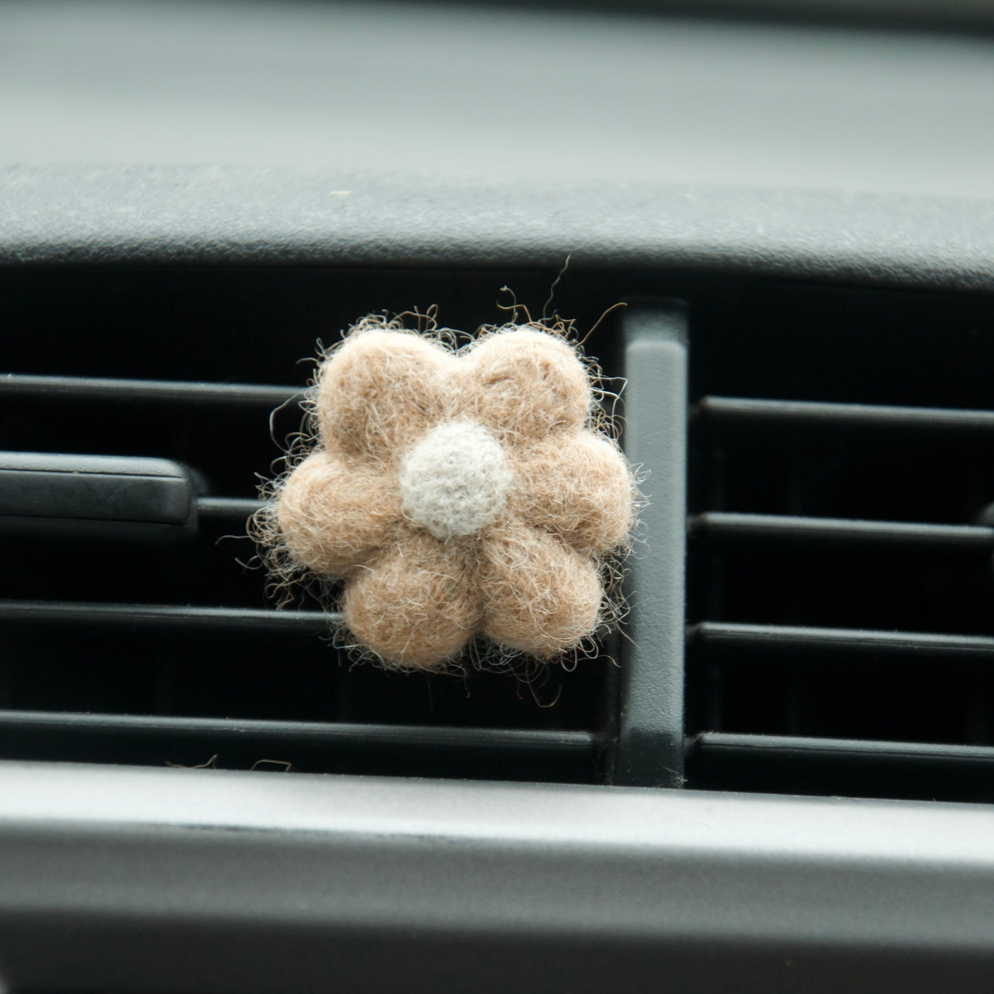 Flower - Felted Air Fresheners (Vent Clip)