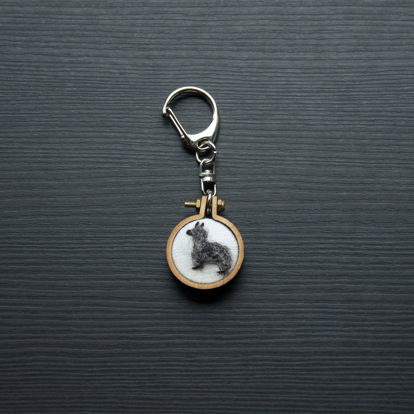 Keychains - Felted Alpaca (White Background)