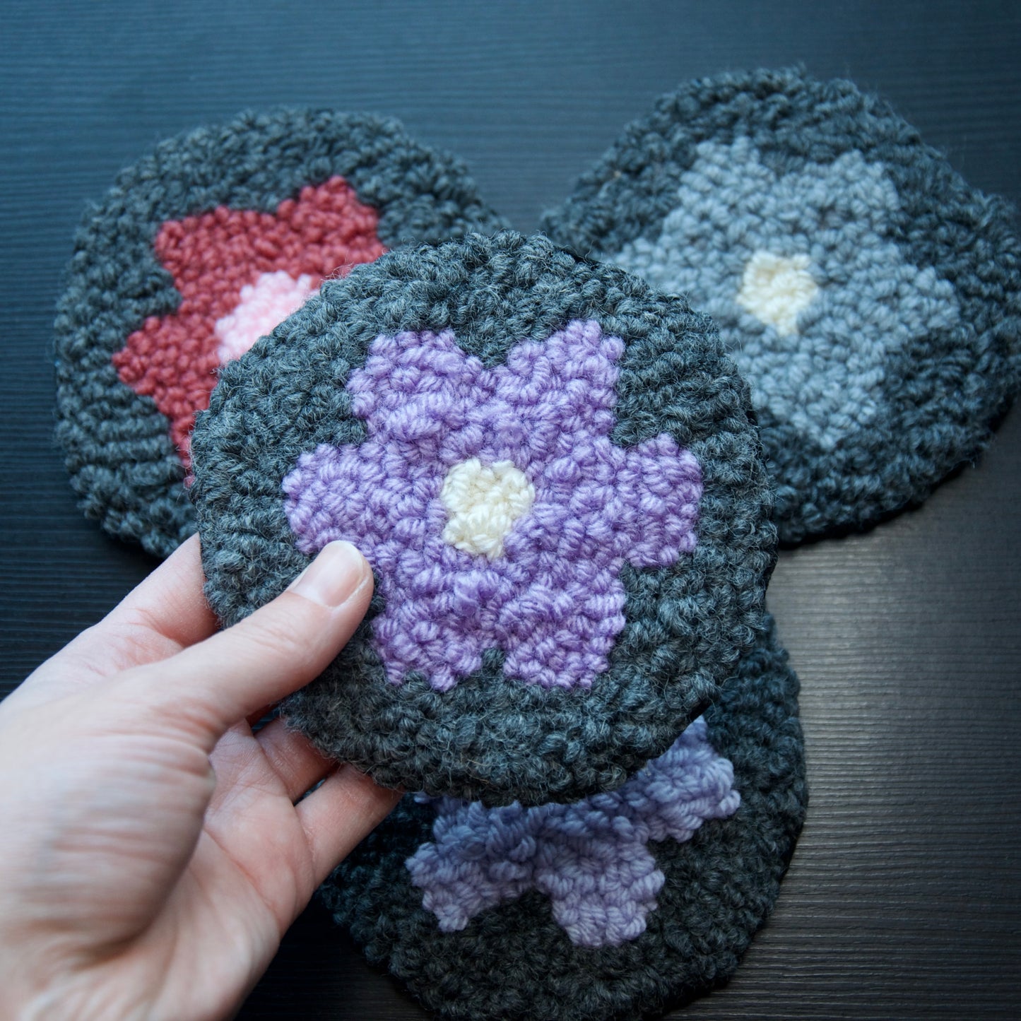 Round Daisy Coasters