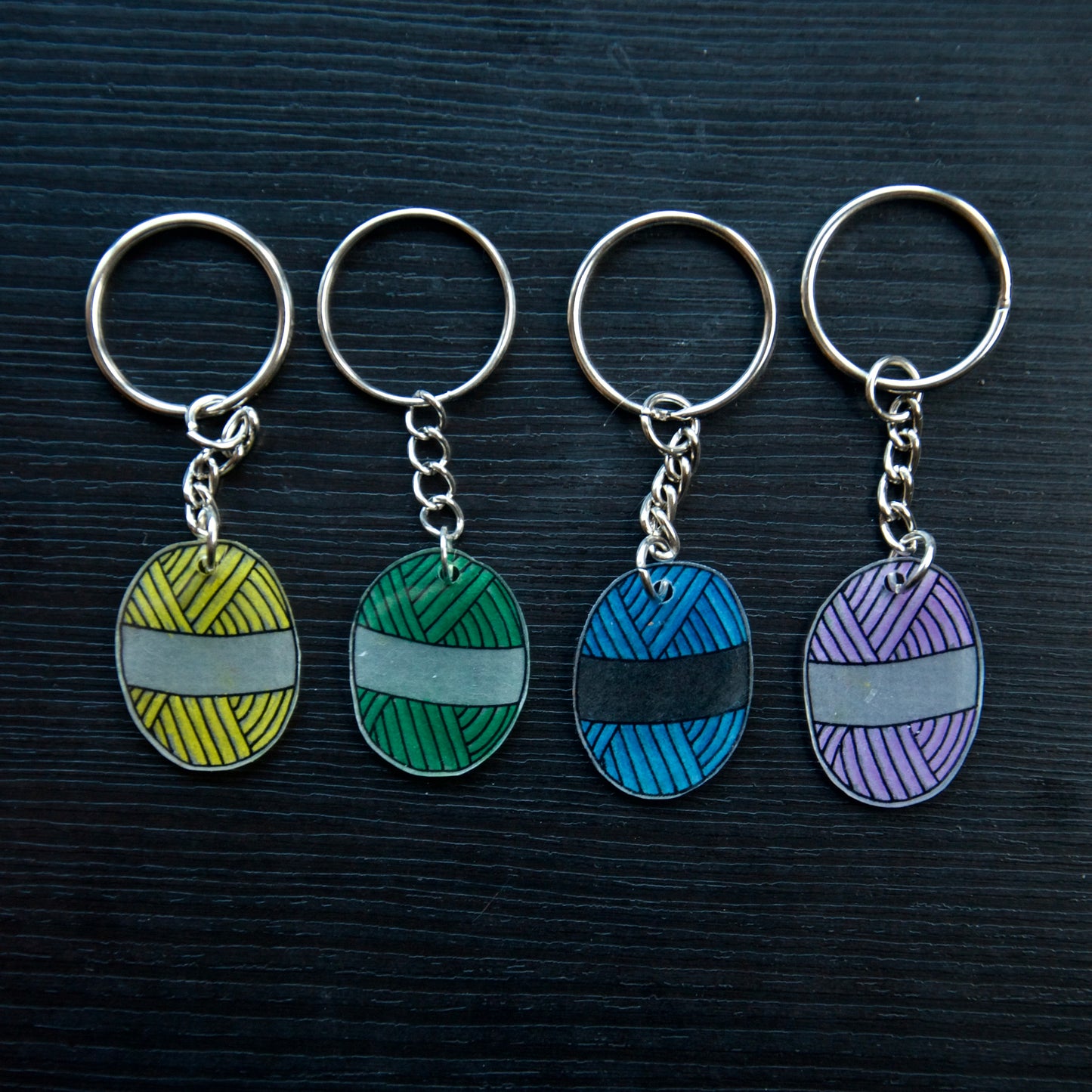 Keychains - Recycled Plastic (Yarn Designs)