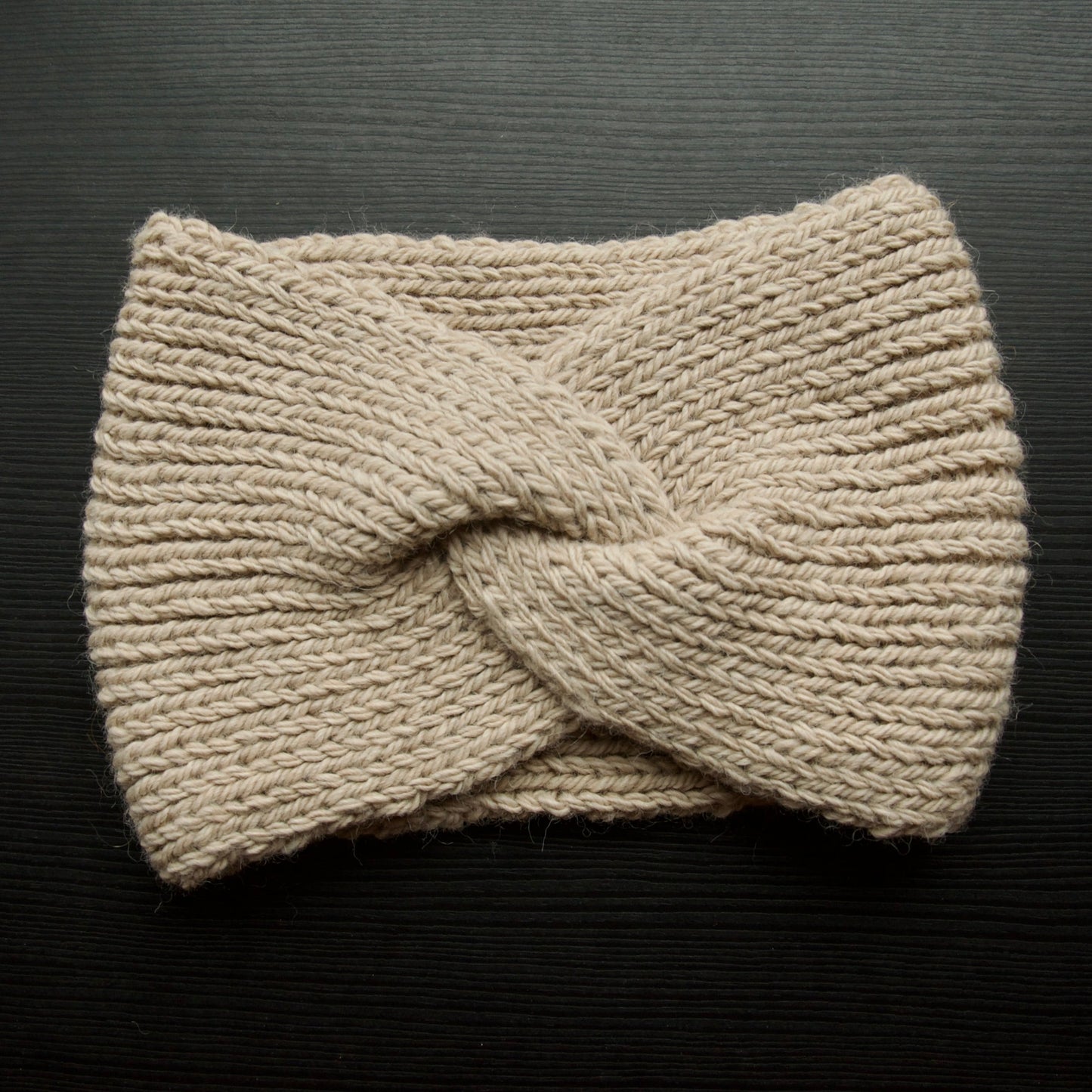 Beige Centre Pull Headbands