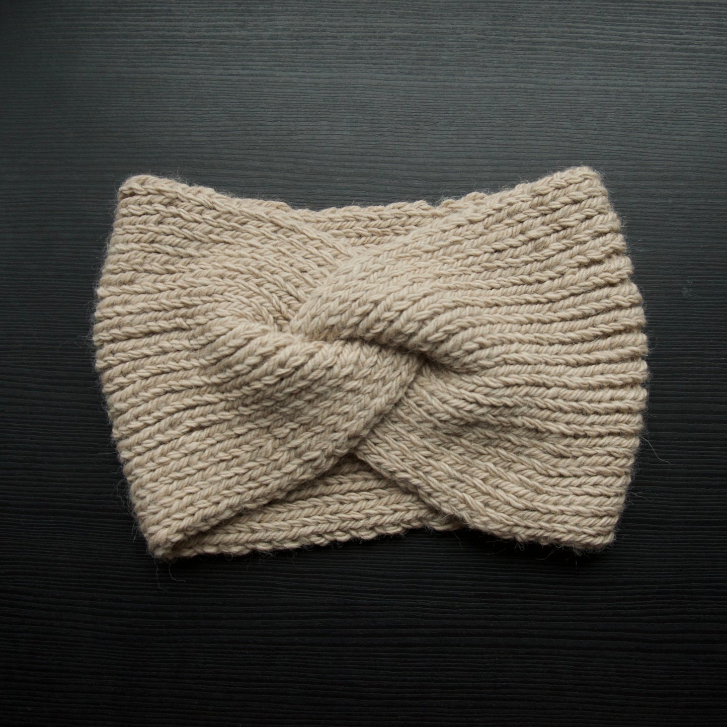 Beige Centre Pull Headbands