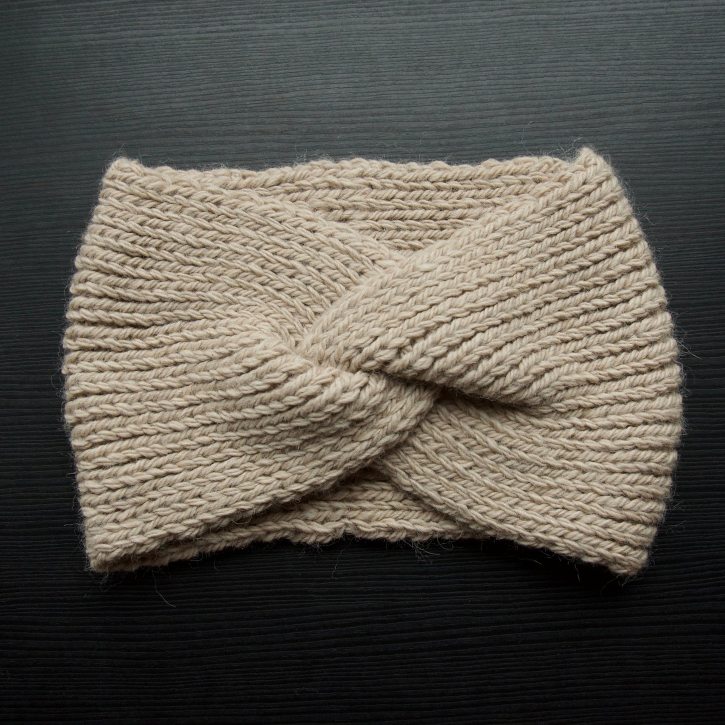 Beige Centre Pull Headbands