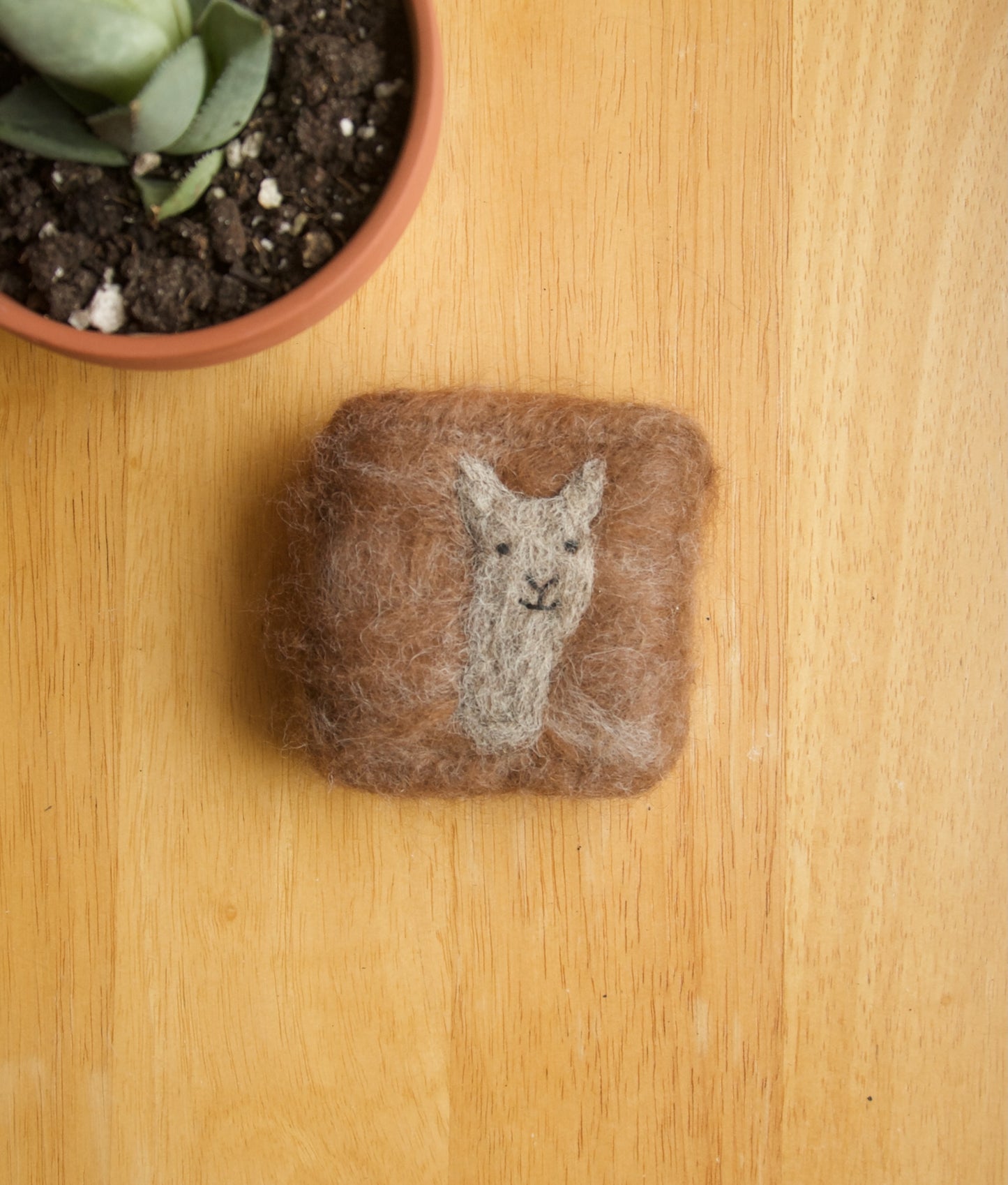 Felted Soap Bars - Alpaca Face