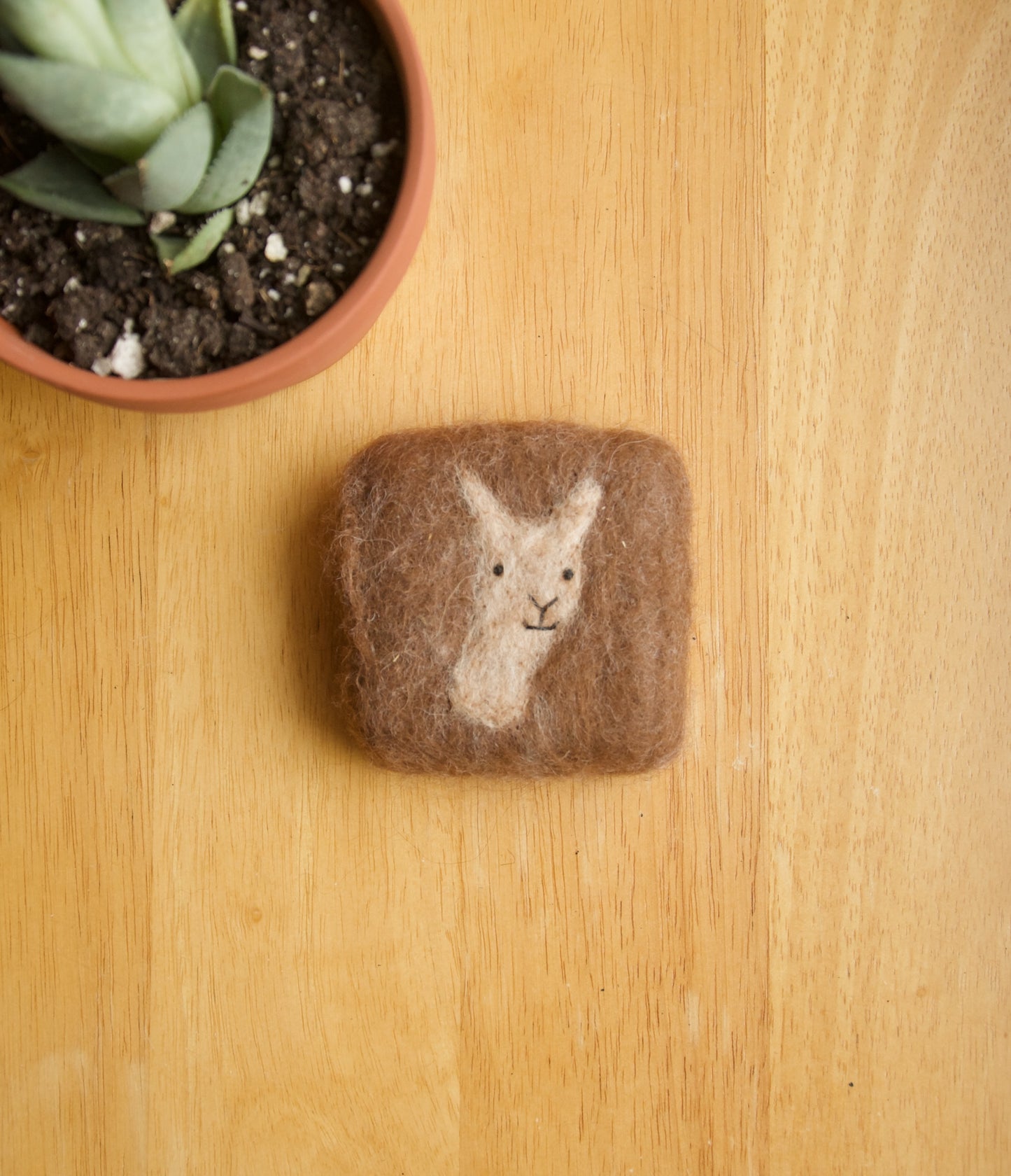 Felted Soap Bars - Alpaca Face
