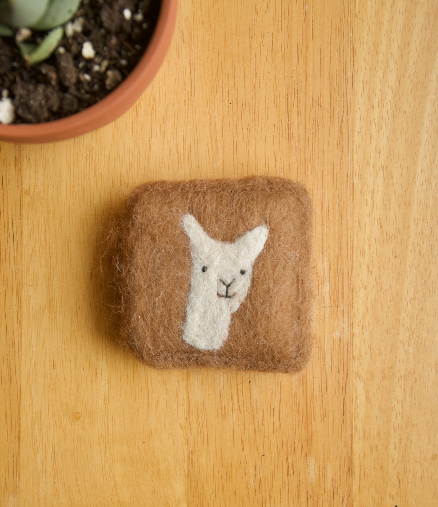 Felted Soap Bars - Alpaca Face