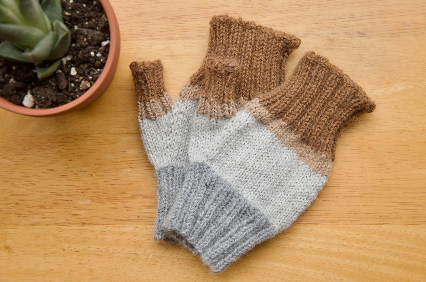 Fingerless Mitts - Multi Colour