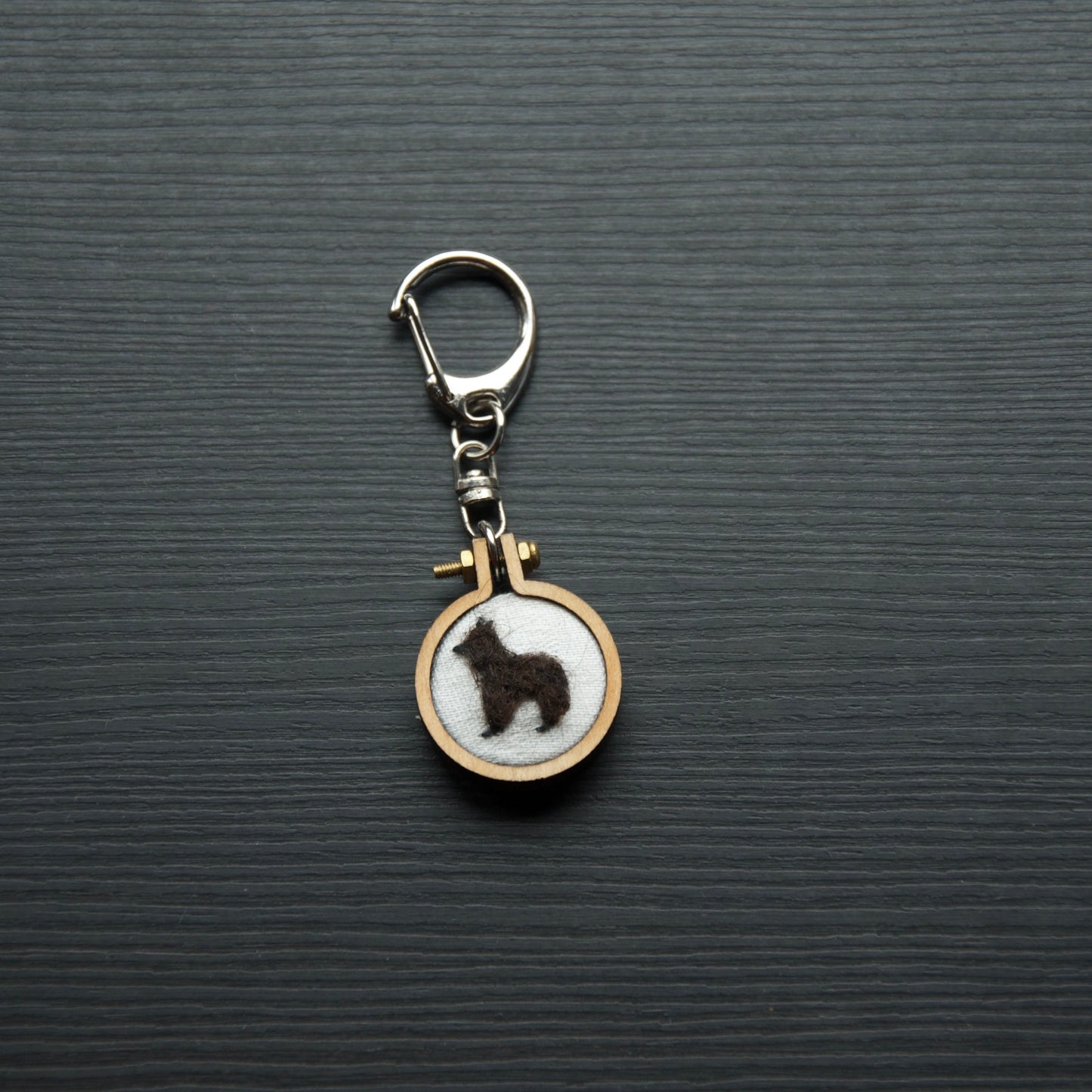 Keychains - Felted Alpaca (White Background)