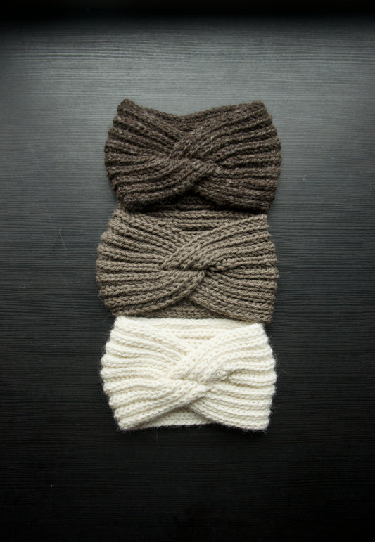 Solid Colour Centre Pull Headbands