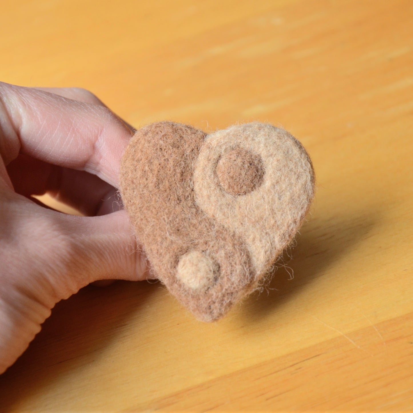 Heart - Felted Air Fresheners (Vent Clip)