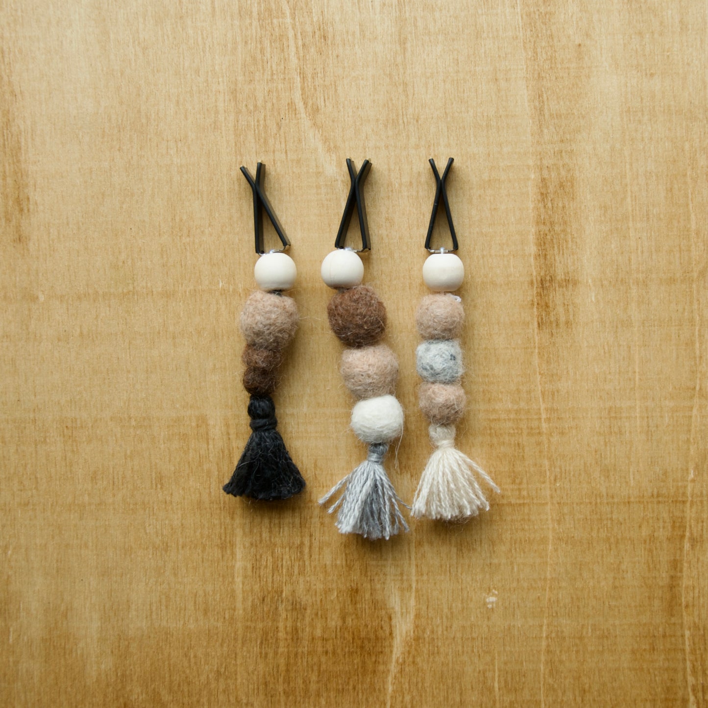 Diffuser Balls - Felted Air Fresheners (Vent Clip)