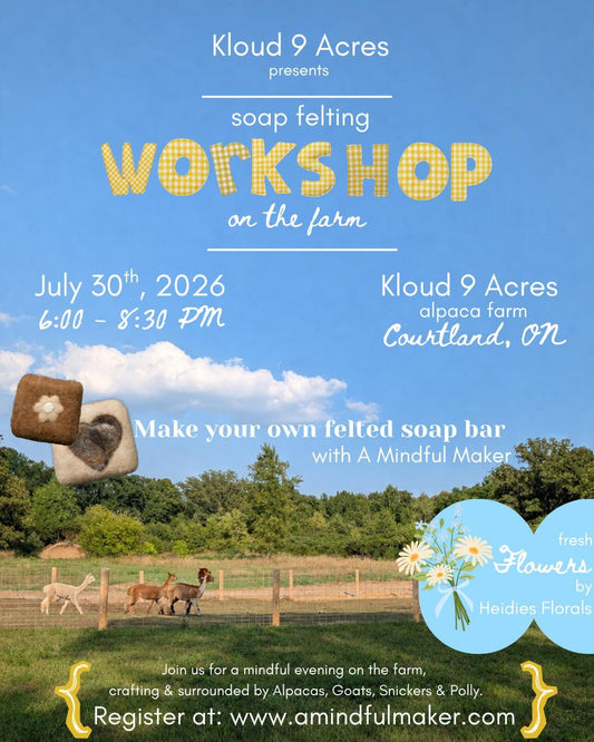 Soap Felting Workshop