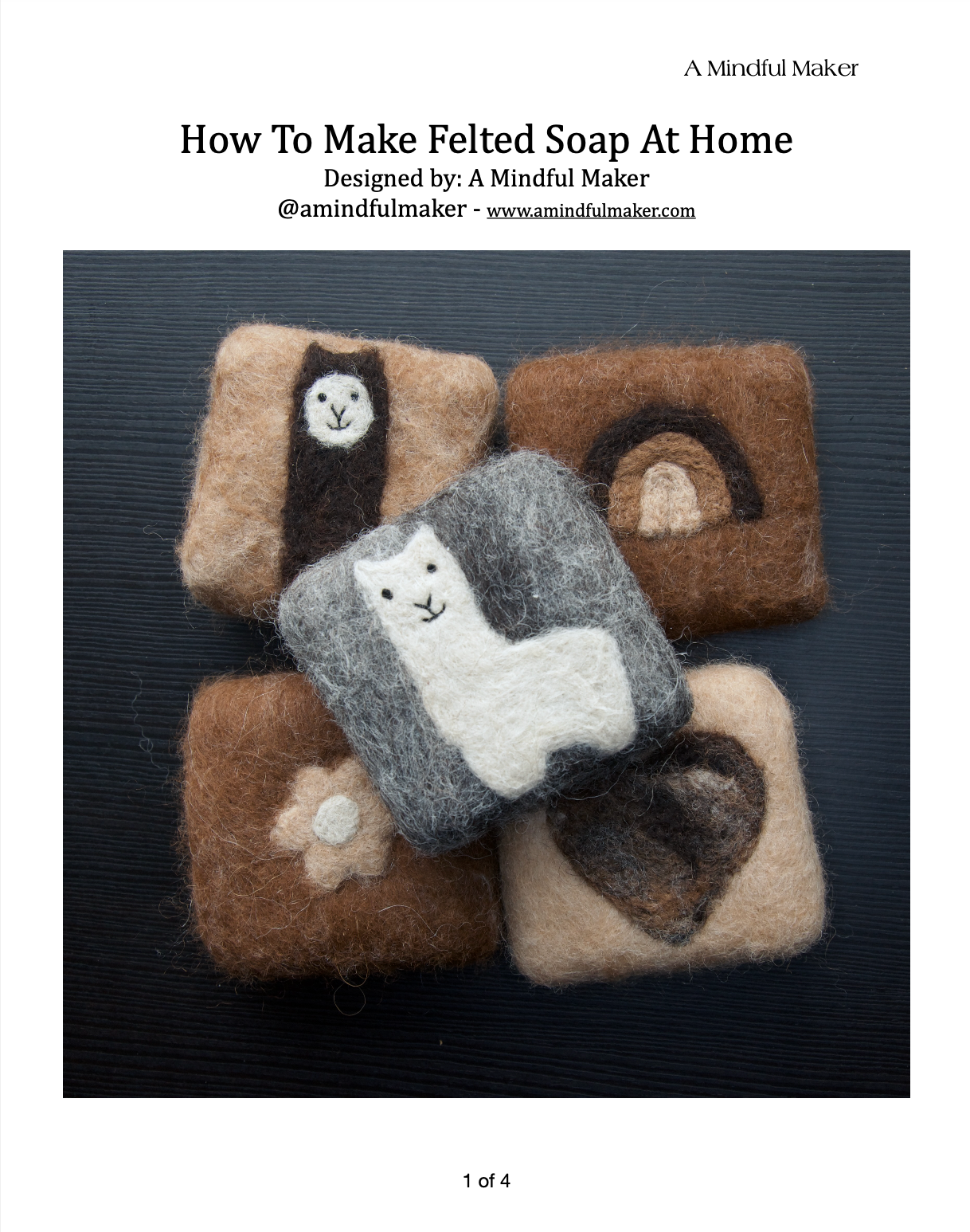How to Make Felted Soap Bars at Home (PDF Download)