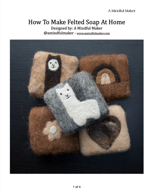 How to Make Felted Soap Bars at Home (PDF Download)