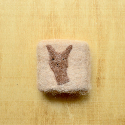 Felted Soap Bars - Alpaca Face