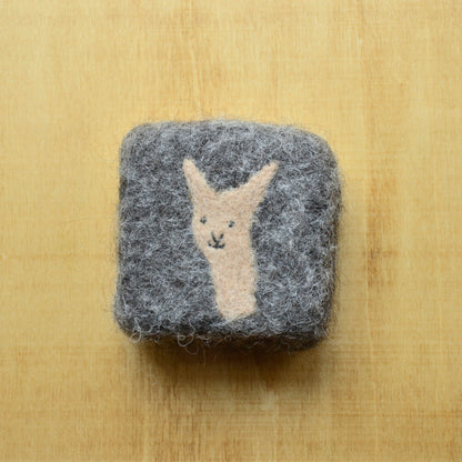 Felted Soap Bars - Alpaca Face