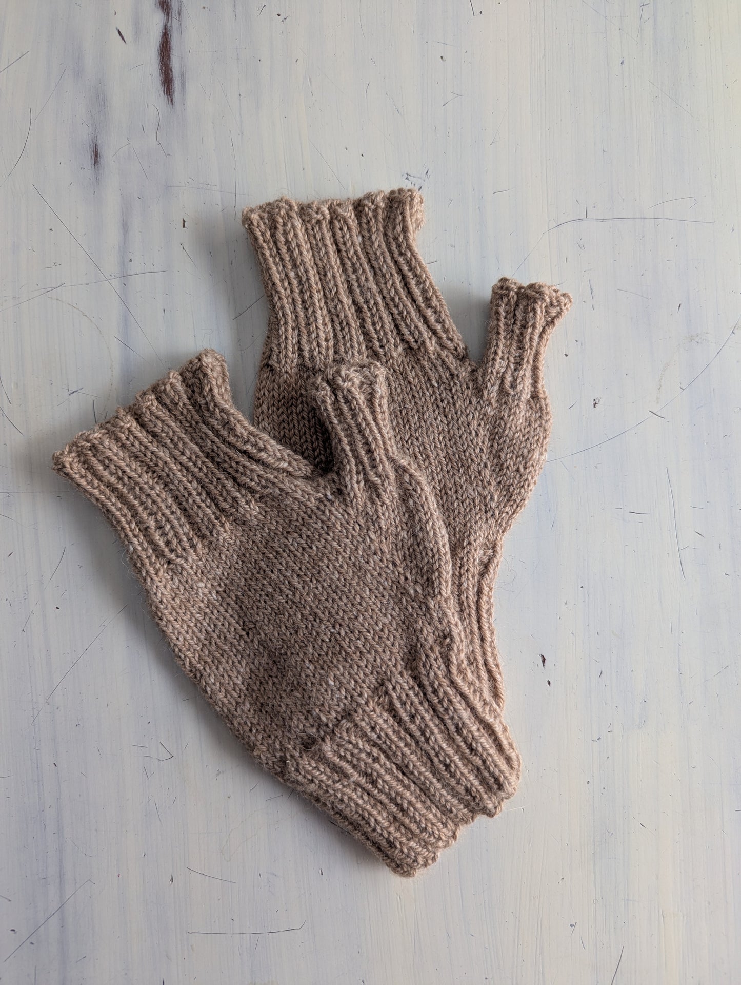 Fingerless Mitts - Solid Colour