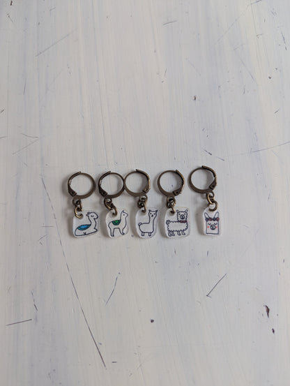 Stitch Markers - Alpaca Herd
