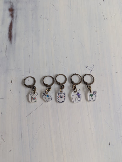 Stitch Markers - Alpaca Herd