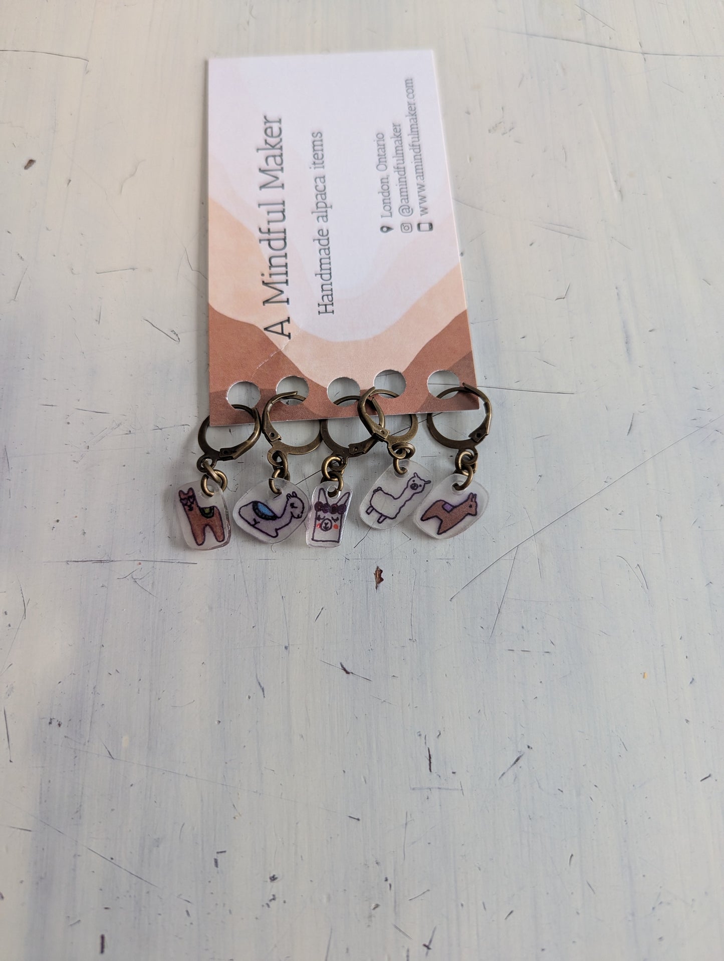 Stitch Markers - Alpaca Herd