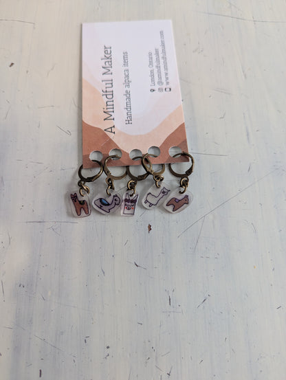 Stitch Markers - Alpaca Herd