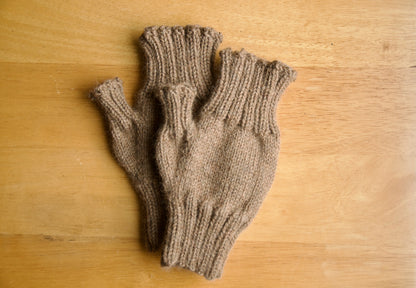 Fingerless Mitts - Solid Colour
